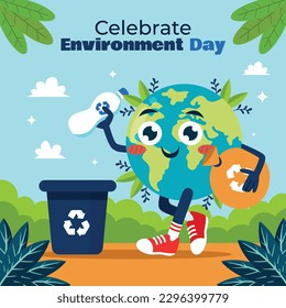 world environment day background. Happy Environment day. 5 June. June 5. World environment and earth day concept. banner, poster, template. world environment day celebration. save planet earth concept