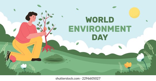 world environment day background. Happy Environment day. 5 June. June 5. World environment and earth day concept. banner, poster, template. world environment day celebration. save planet earth concept