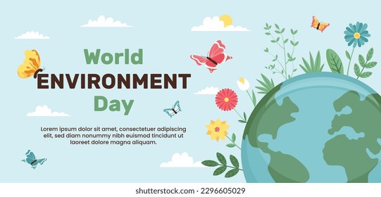 world environment day background. Happy Environment day. 5 June. June 5. World environment and earth day concept. banner, poster, template. world environment day celebration. save planet earth concept