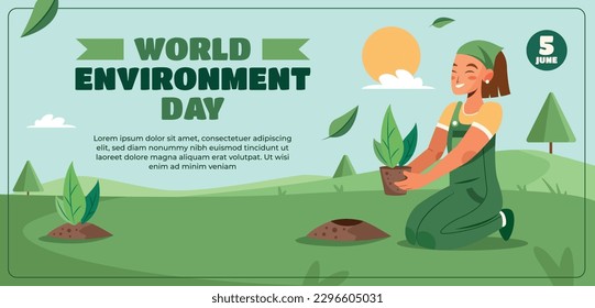 world environment day background. Happy Environment day. 5 June. June 5. World environment and earth day concept. banner, poster, template. world environment day celebration. save planet earth concept