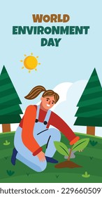 world environment day background. Happy Environment day. 5 June. June 5. World environment and earth day concept. banner, poster, template. world environment day celebration. save planet earth concept