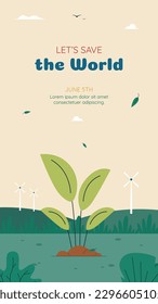 world environment day background. Happy Environment day. 5 June. June 5. World environment and earth day concept. banner, poster, template. world environment day celebration. save planet earth concept