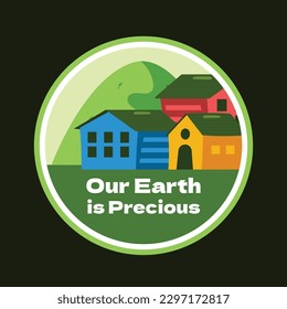 world environment day background. Happy Environment day. 5 June. June 5. World environment and earth day concept. world environment day celebration. save planet earth concept. Label, Sticker.