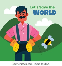 world environment day background. Happy Environment day. 5 June. June 5. World environment and earth day concept. banner, poster, template. world environment day celebration. save planet earth concept