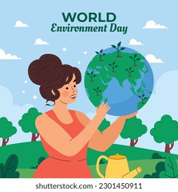 world environment day background. Happy Environment day. 5 June. June 5. World environment and earth day concept. banner, poster, template. world environment day celebration. save planet earth concept
