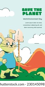 Weltumwelttag, Hintergrund. Alles Gute zum Umweltschutz. 5. Juni. 5. Juni Weltraum-Umwelt- und Welttag-Konzept. Banner, Poster, Vorlage. Welttagesfeier. Planetenkonzept