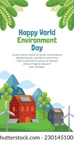 world environment day background. Happy Environment day. 5 June. June 5. World environment and earth day concept. banner, poster, template. world environment day celebration. save planet earth concept