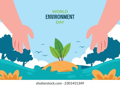 world environment day background. Happy Environment day. 5 June. June 5. World environment and earth day concept. banner, poster, template. world environment day celebration. save planet earth concept