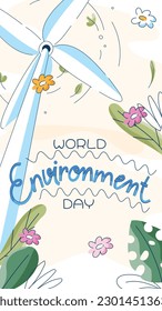 world environment day background. Happy Environment day. 5 June. June 5. World environment and earth day concept. banner, poster, template. world environment day celebration. save planet earth concept