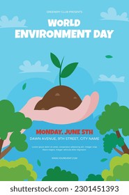 world environment day background. Happy Environment day. 5 June. June 5. World environment and earth day concept. banner, poster, template. world environment day celebration. save planet earth concept