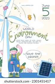 world environment day background. Happy Environment day. 5 June. June 5. World environment and earth day concept. banner, poster, template. world environment day celebration. save planet earth concept