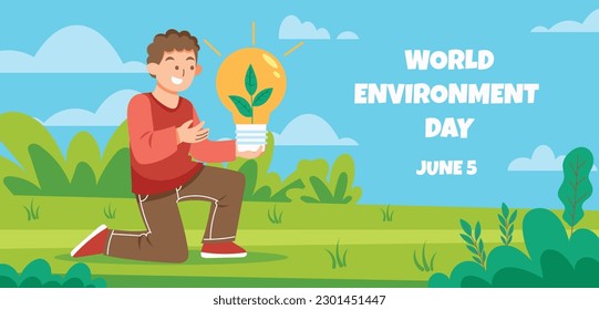 world environment day background. Happy Environment day. 5 June. June 5. World environment and earth day concept. banner, poster, template. world environment day celebration. save planet earth concept