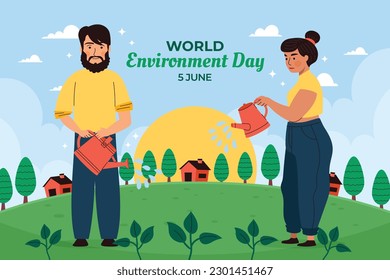 world environment day background. Happy Environment day. 5 June. June 5. World environment and earth day concept. banner, poster, template. world environment day celebration. save planet earth concept