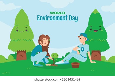 world environment day background. Happy Environment day. 5 June. June 5. World environment and earth day concept. banner, poster, template. world environment day celebration. save planet earth concept