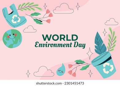 world environment day background. Happy Environment day. 5 June. June 5. World environment and earth day concept. banner, poster, template. world environment day celebration. save planet earth concept