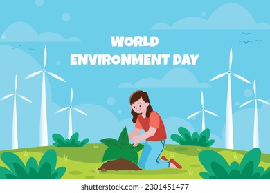world environment day background. Happy Environment day. 5 June. June 5. World environment and earth day concept. banner, poster, template. world environment day celebration. save planet earth concept
