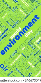 world environment day, background, tag cloud, lots of words
