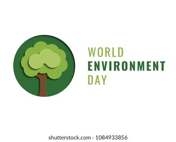 World Environment Day Banner Design Layout Stock Vector (Royalty Free ...