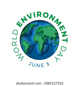 World Environment Day Banner Design Layout Stock Vector (Royalty Free ...