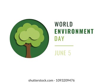 World Environment Day Banner Design Layout Stock Vector (Royalty Free ...