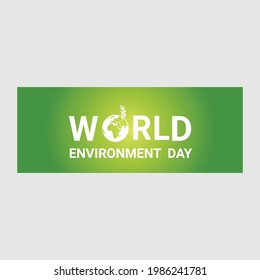 Día mundial del medio ambiente - diseño de banner - diseño creativo de banner