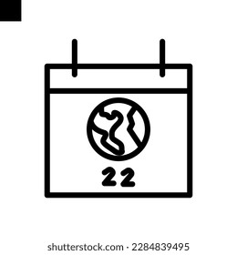world environment day calendar icon 