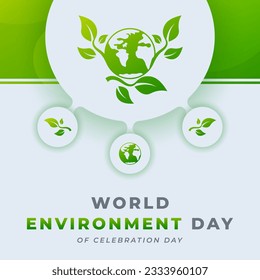 World Environment Day Celebration Vector Design Illustration for Background, Poster, Banner, Advertising, Greeting Card