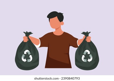 World Environment day. Colored flat vector illustration isolated.