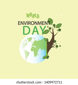 World Environment day concept. 3d paper cut eco friendly design. Vector illustration. Paper carving layer green leaves shapes with shadow