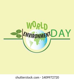World Environment day concept. 3d paper cut eco friendly design. Vector illustration. Paper carving layer green leaves shapes with shadow