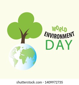 World Environment day concept. 3d paper cut eco friendly design. Vector illustration. Paper carving layer green leaves shapes with shadow