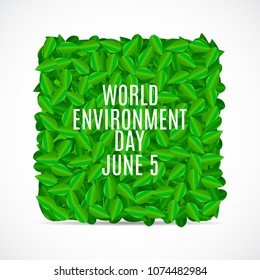 World environment day concept background. Vector Illustration EPS10