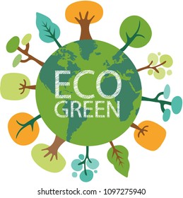 World environment day concept. Eco Green 