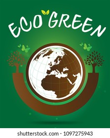 World environment day concept. Eco Green 