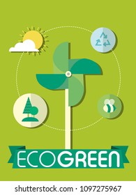 World environment day concept. Eco Green 