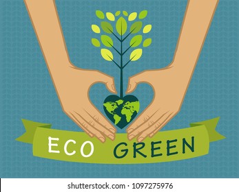 World environment day concept. Eco Green 