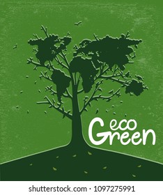 World environment day concept. Eco Green 