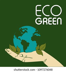 World environment day concept. Eco Green 