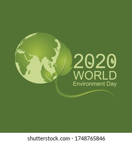 World Environment day concept. eco friendly design. new Vector illustration. Paper carving layer green leaves shapes with shadow
What is the theme for World Environment Day 2020