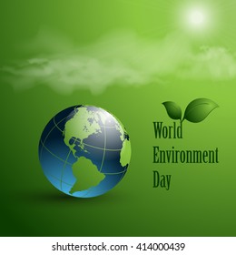 World Environment Day concept. Elements for your design. Eps10