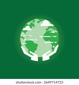  World Environment day concept of environmental protection.