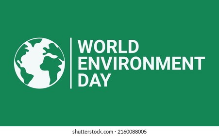 World Environment day concept.eco friendly design with green backgroud, vector.