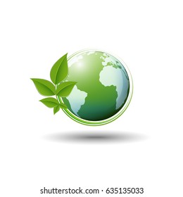 World environment day concept, Green ecology, Vector illustration