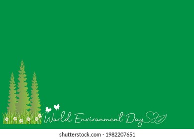 world environment day concept. illustration vector