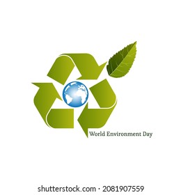 world environment day concept. illustration vector