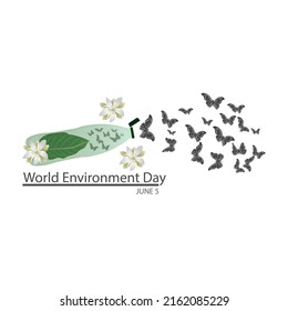world environment day concept. illustration vector