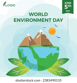 World Environment Day concept poster design