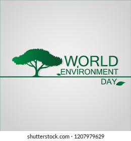 World Environment day concept. Vector illustration.