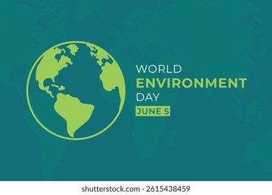  World Environment day concept vector background