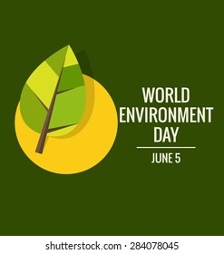 World environment day concept. Vector illustration